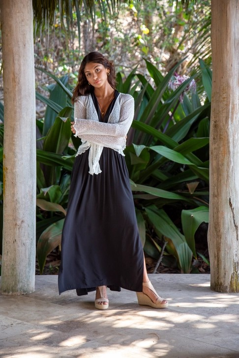 Sheer Knit Cardigan Bolero, Shrug, Cover Up