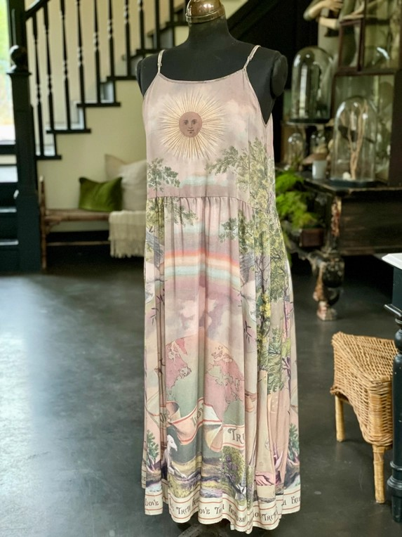 Friendship Love & Truth Vintage Wash Bohéme Long Slip Dress