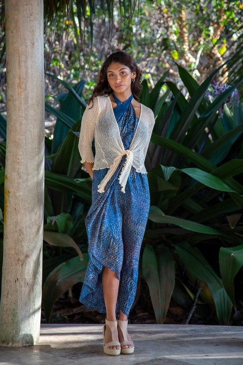 Sheer Knit Cardigan Bolero, Shrug, Cover Up