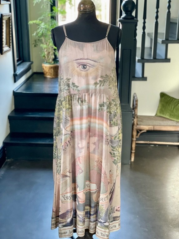 Friendship Love & Truth Vintage Wash Bohéme Long Slip Dress