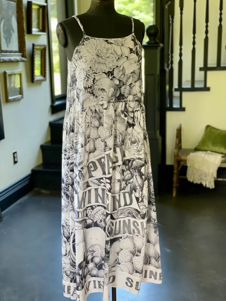 Peace Wine & Sunshine Bohéme Long Maxi Slip Dress Rosé Blush